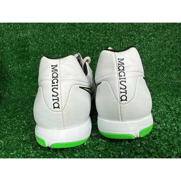 NIKE MEN’S MAGISTA ONDA IC TURF SOCCER SHOES WHITE/POISON GREEN/BLACK SZ 11 - Picture 5 of 8